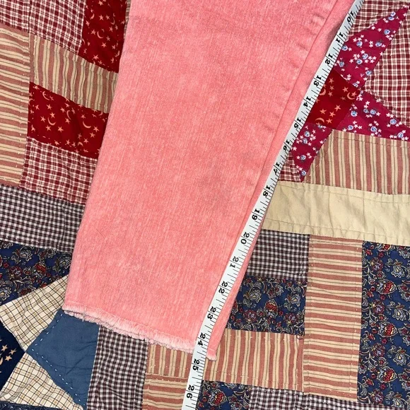 DG2 Pink Floral Embroidered Pants - Picture 7 of 9